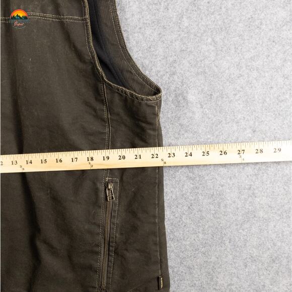 KUHL Patina Green Vest Born In The Mountains Hiking Gorpcore Outdoor Men's 2XL - Picture 6 of 16